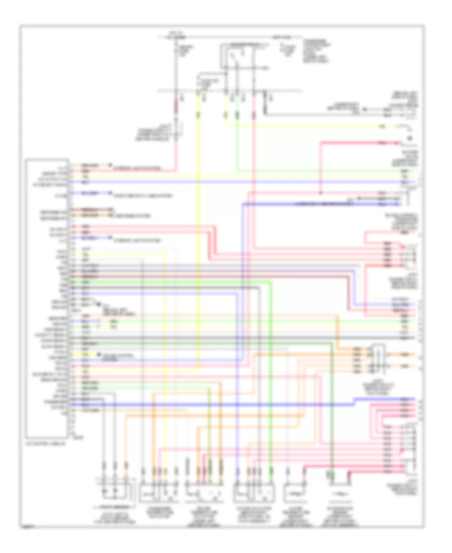 Automatic A C Wiring Diagram 1 of 2 for Hyundai Azera GLS 2007