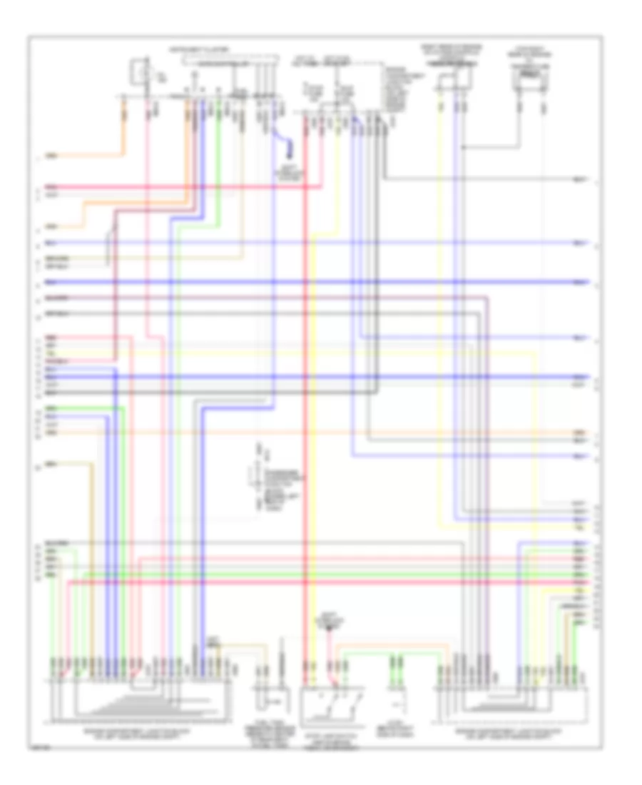 3.8L, Engine Performance Wiring Diagram (3 of 5) for Hyundai Azera GLS 2007