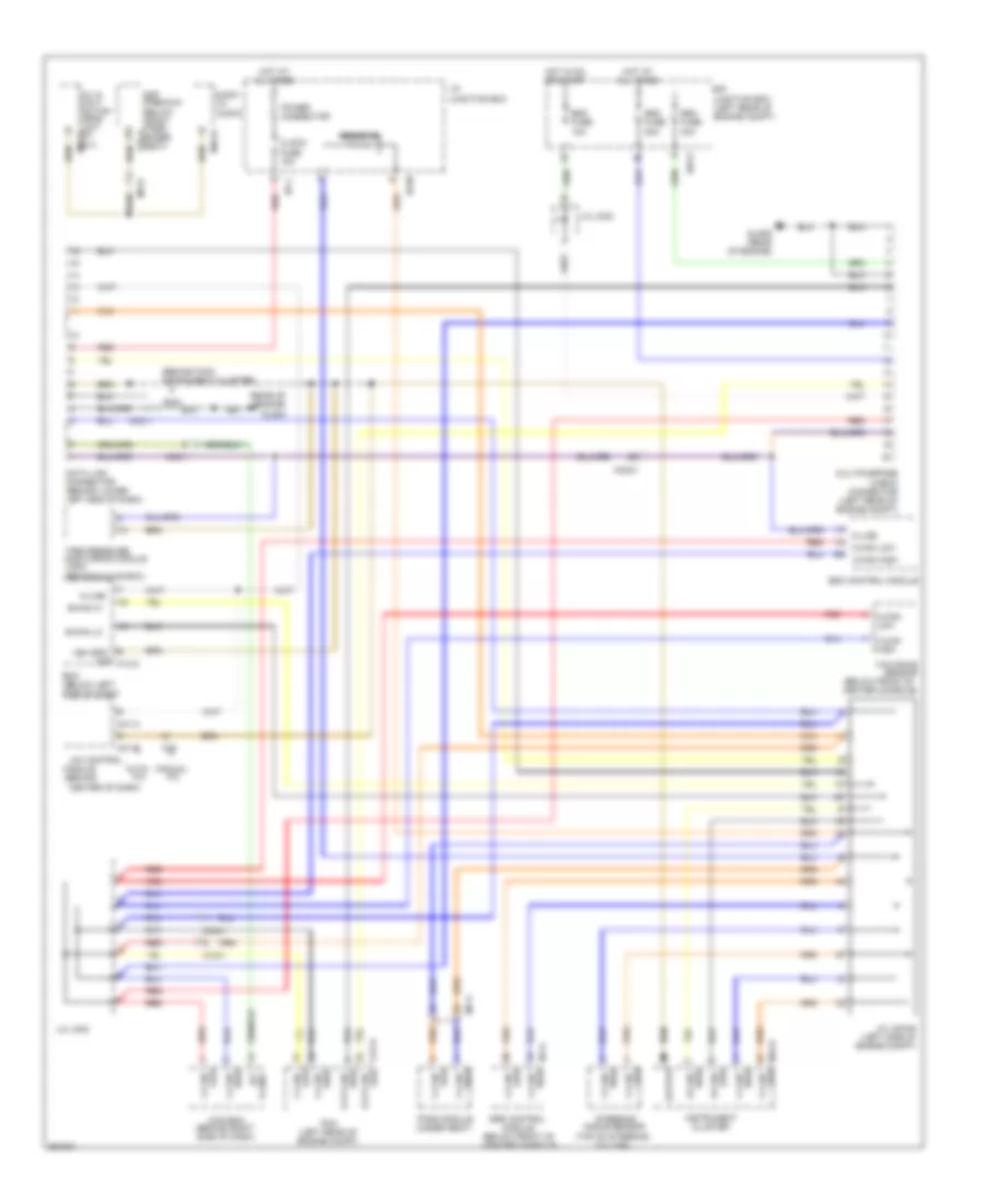 3.5L, Computer Data Lines Wiring Diagram for Hyundai Santa Fe Limited 2012