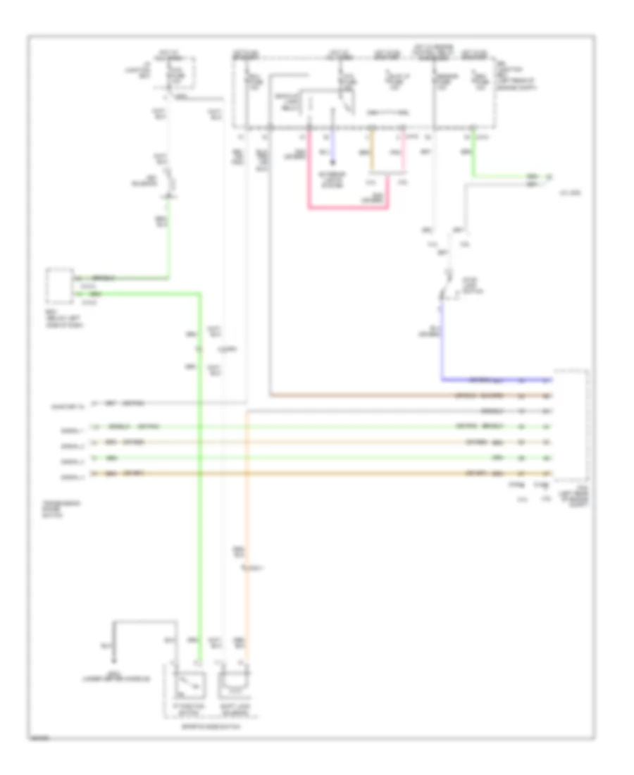 Shift Interlock Wiring Diagram for Hyundai Santa Fe Limited 2012