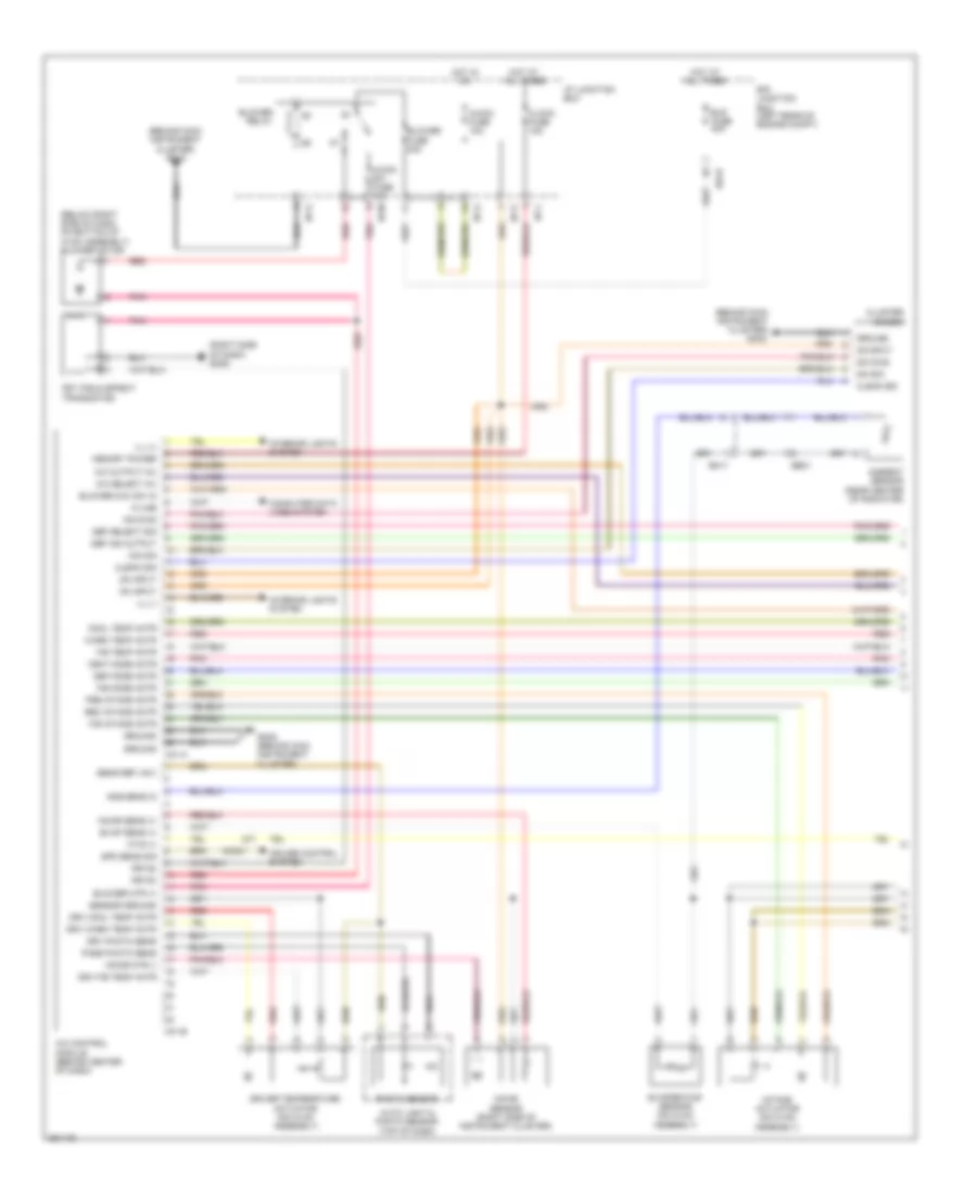 Automatic A C Wiring Diagram 1 of 2 for Hyundai Santa Fe SE 2012