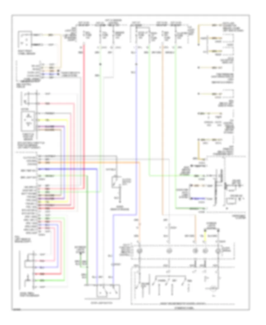 2 4L Cruise Control Wiring Diagram for Hyundai Santa Fe SE 2012