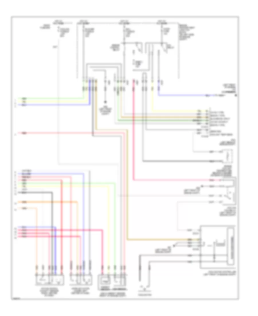 Automatic A C Wiring Diagram 2 of 2 for Hyundai Azera Limited 2007