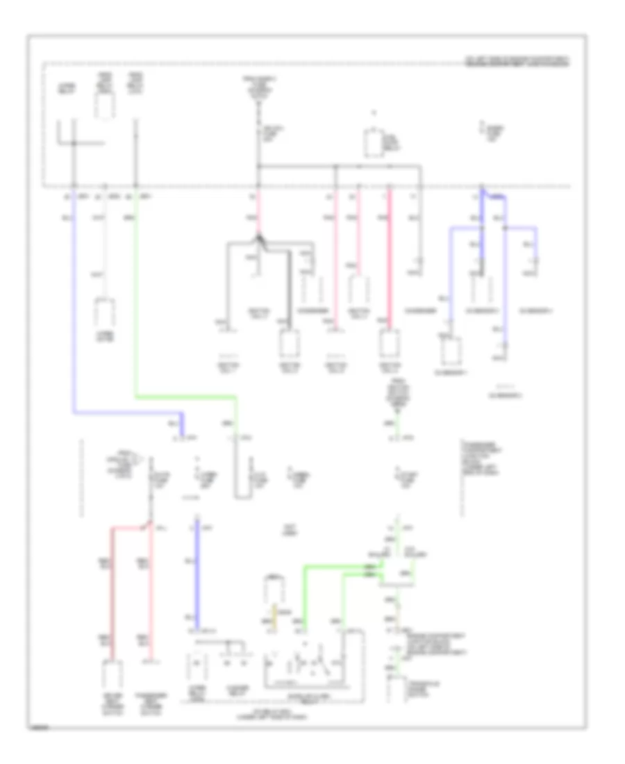 Power Distribution Wiring Diagram (4 of 8) for Hyundai Azera Limited 2007