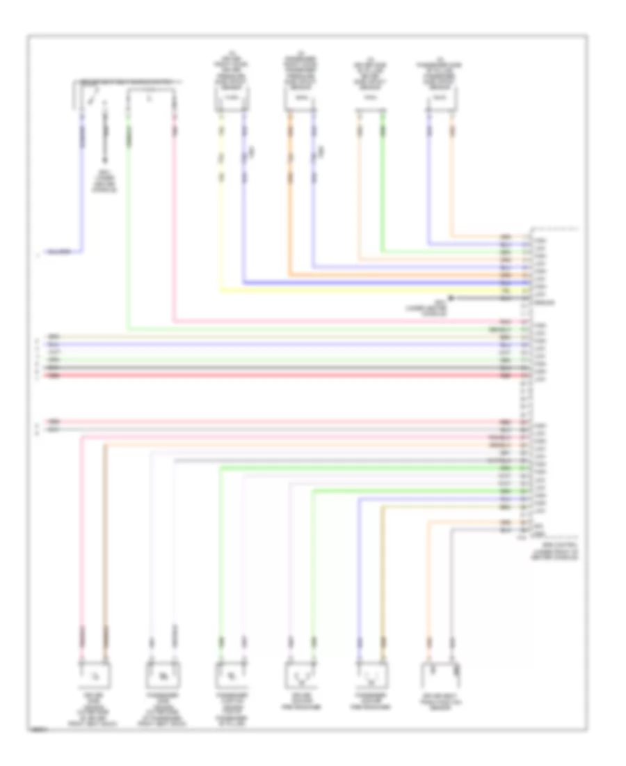 Supplemental Restraints Wiring Diagram Hybrid 3 of 3 for Hyundai Sonata GLS 2012
