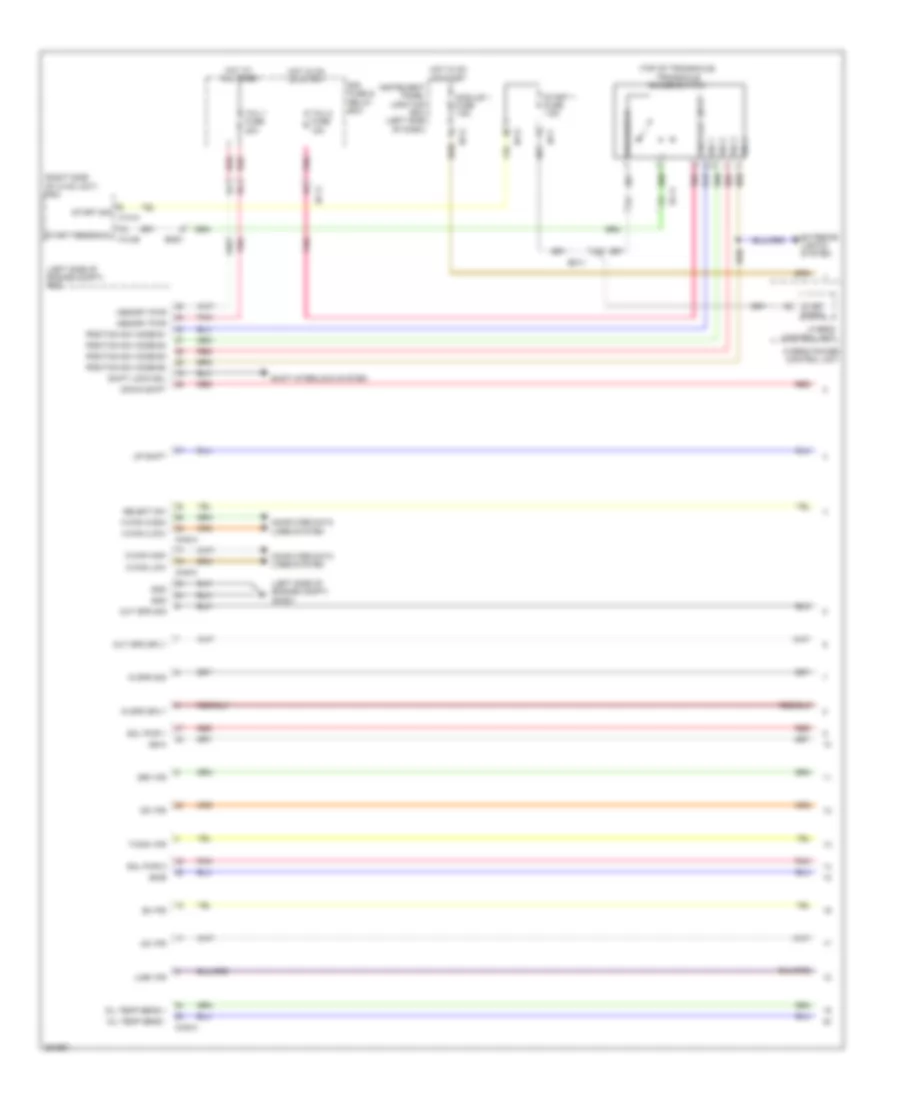 Transmission Wiring Diagram, Hybrid (1 of 2) for Hyundai Sonata GLS 2012