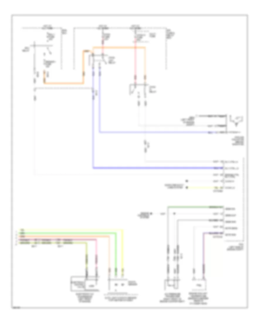 2.0L, Automatic AC Wiring Diagram (2 of 2) for Hyundai Sonata GLS 2012