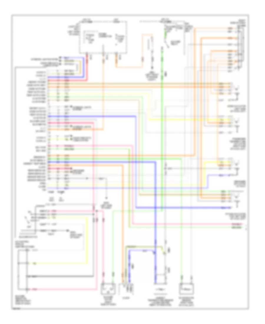 2.0L, Manual AC Wiring Diagram (1 of 2) for Hyundai Sonata GLS 2012