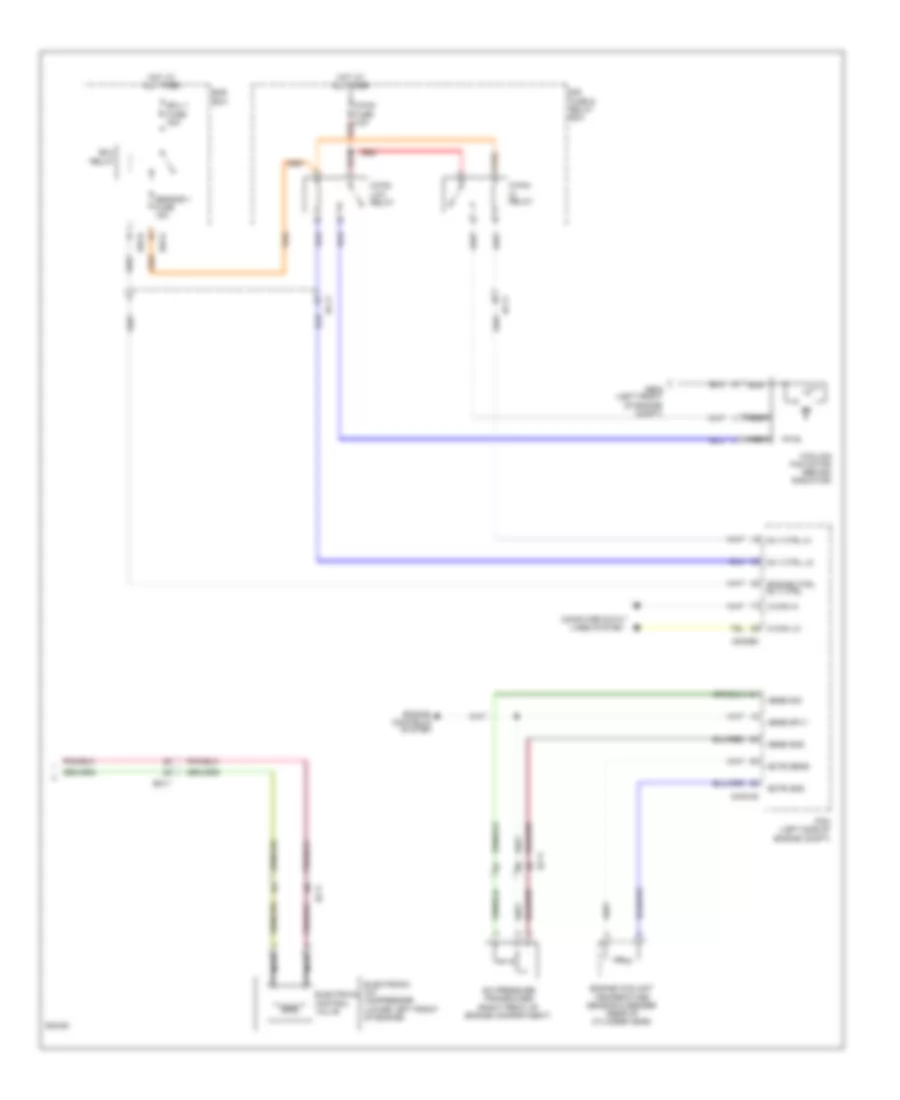 2.4L, Manual AC Wiring Diagram (2 of 2) for Hyundai Sonata GLS 2012