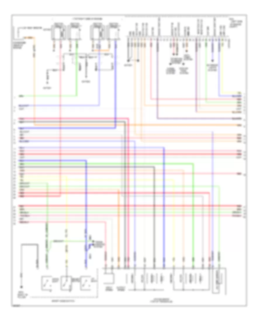 2 0L Engine Performance Wiring Diagram 3 of 5 for Hyundai Sonata GLS 2012