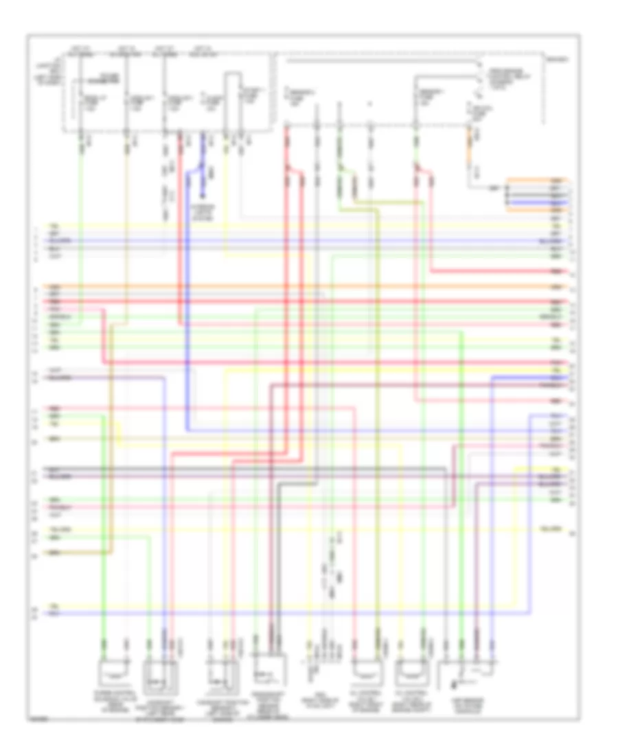 2 4L Hybrid MFI Control Wiring Diagram 2 of 5 for Hyundai Sonata GLS 2012