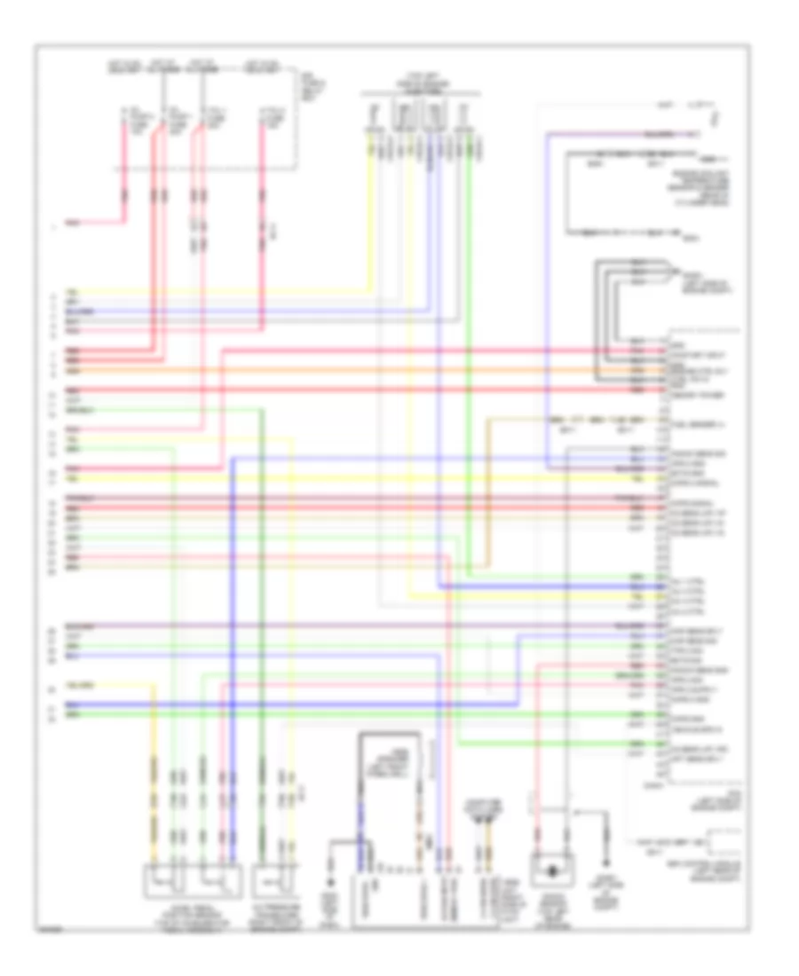 2 4L Hybrid MFI Control Wiring Diagram 5 of 5 for Hyundai Sonata GLS 2012