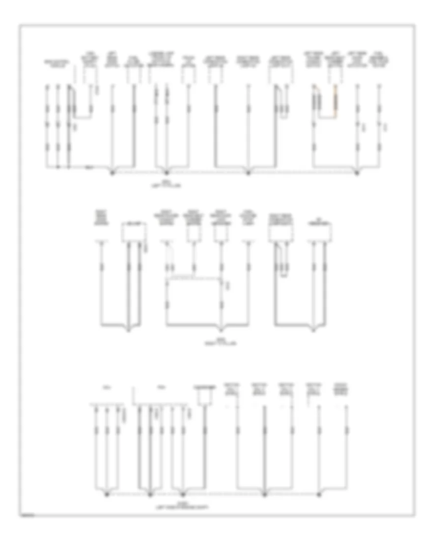 Ground Distribution Wiring Diagram, Hybrid (4 of 4) for Hyundai Sonata GLS 2012