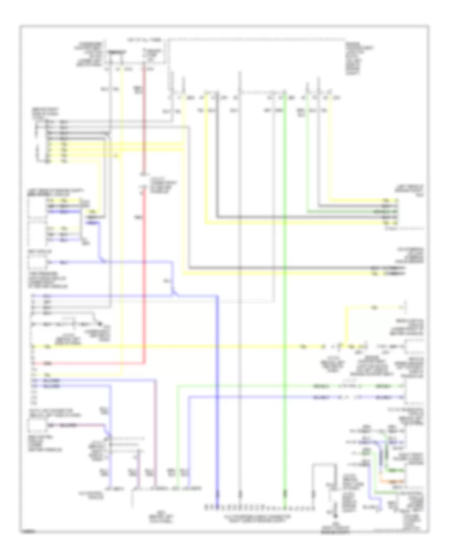 Computer Data Lines Wiring Diagram for Hyundai Azera SE 2007