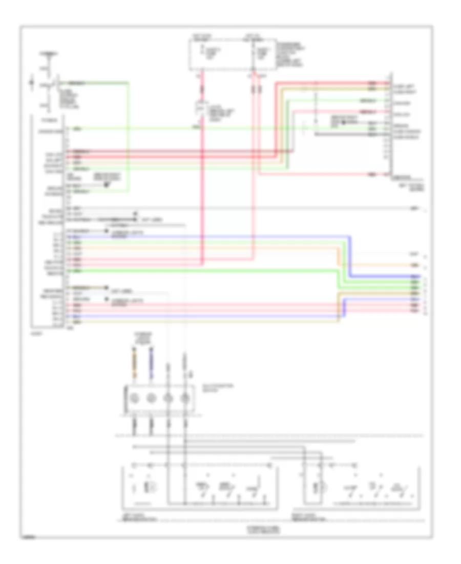 Radio Wiring Diagram with Amplifier 1 of 2 for Hyundai Azera SE 2007