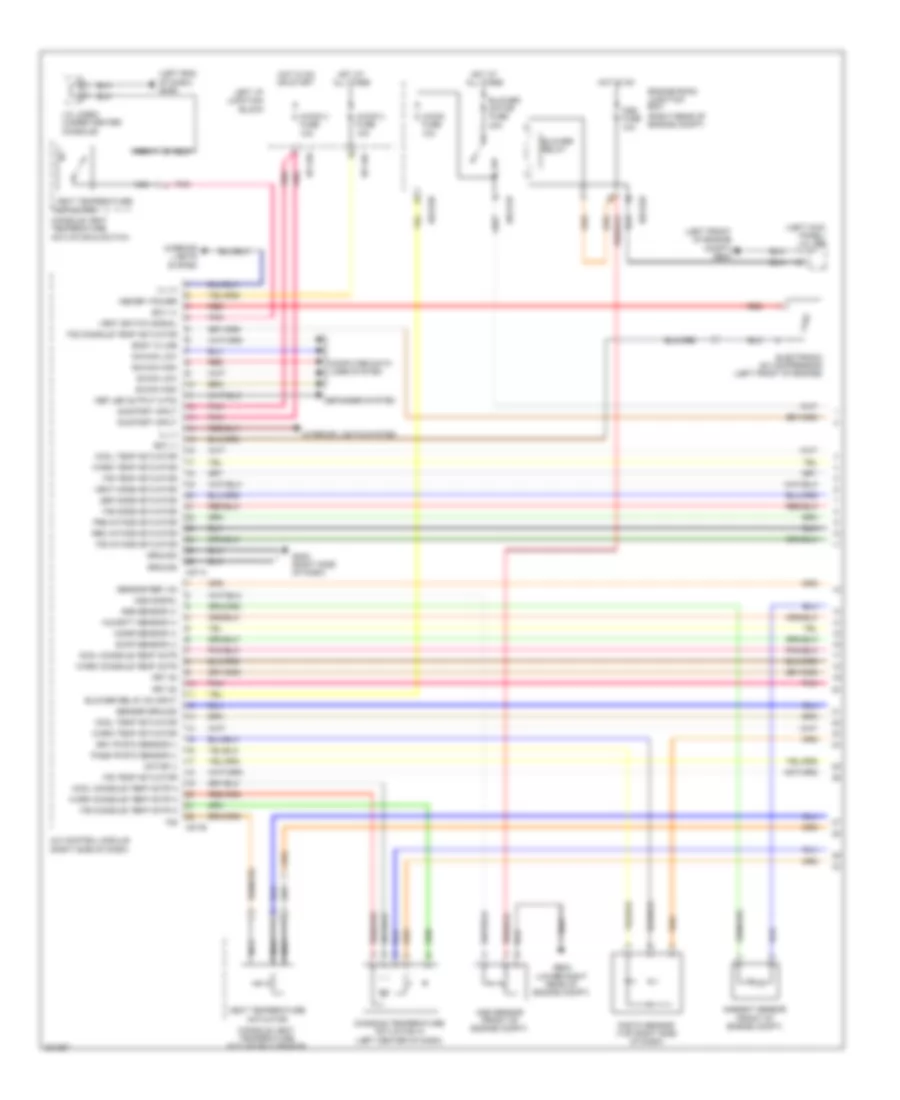 Automatic A C Wiring Diagram 1 of 3 for Hyundai Genesis 3 8 2010