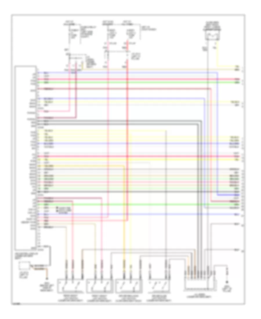 Driver s Memory Seat Wiring Diagram 1 of 2 for Hyundai Genesis 3 8 2010