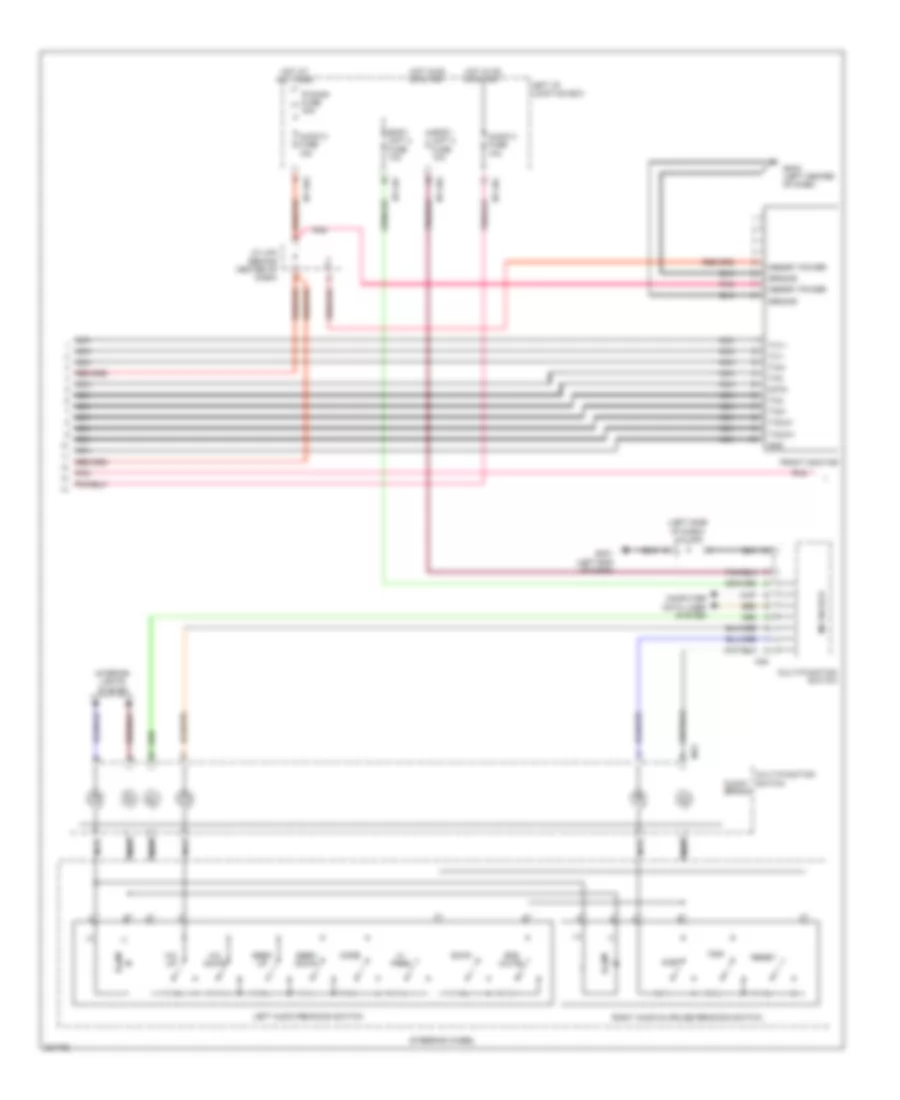 Navigation Wiring Diagram 2 of 3 for Hyundai Genesis 3 8 2010