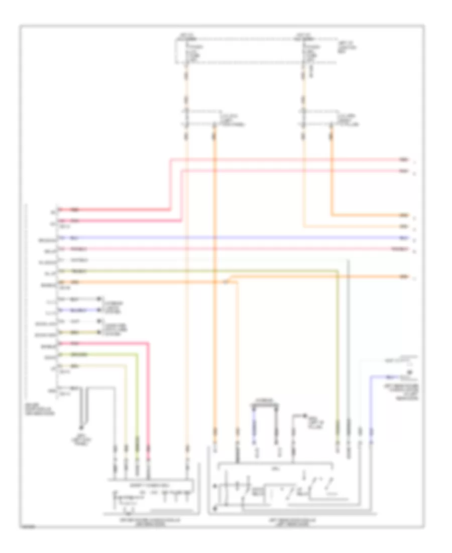 Power Windows Wiring Diagram 1 of 2 for Hyundai Genesis 3 8 2010