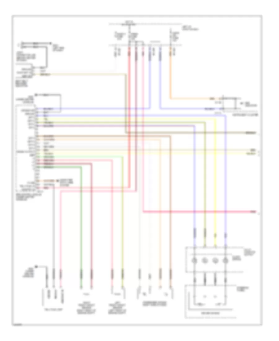 Supplemental Restraints Wiring Diagram 1 of 3 for Hyundai Genesis 3 8 2010