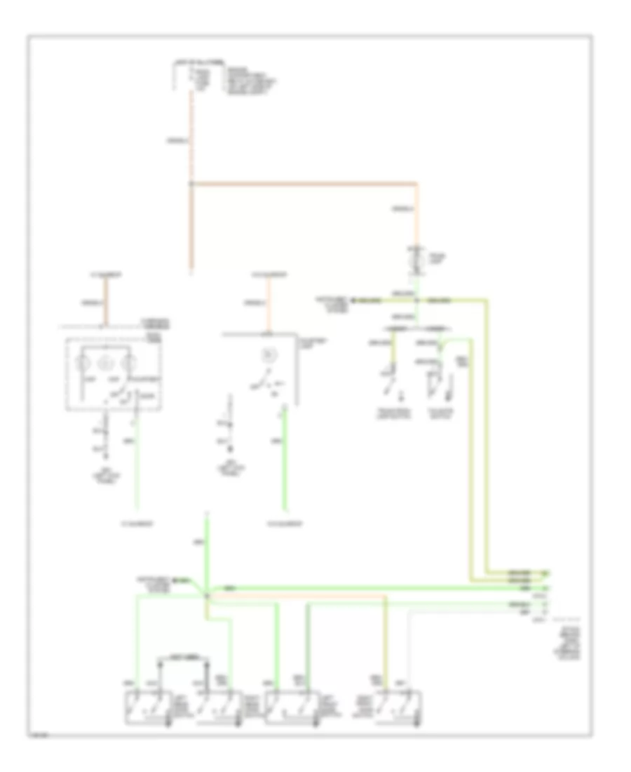 Courtesy Lamps Wiring Diagram for Hyundai Accent GL 2002