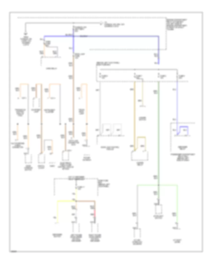 Power Distribution Wiring Diagram 3 of 5 for Hyundai Accent GL 2002
