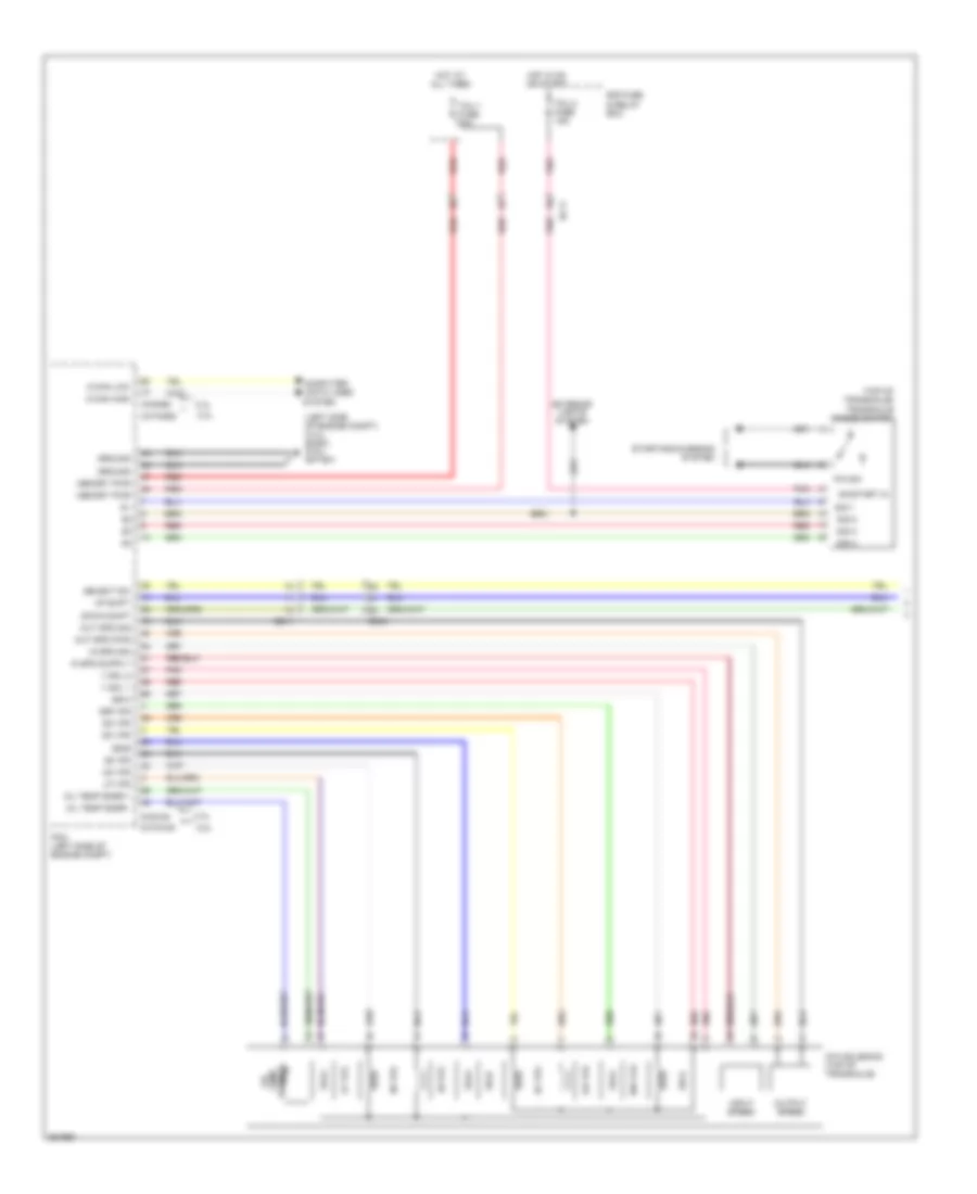 Transmission Wiring Diagram Except Hybrid 1 of 2 for Hyundai Sonata Hybrid 2012