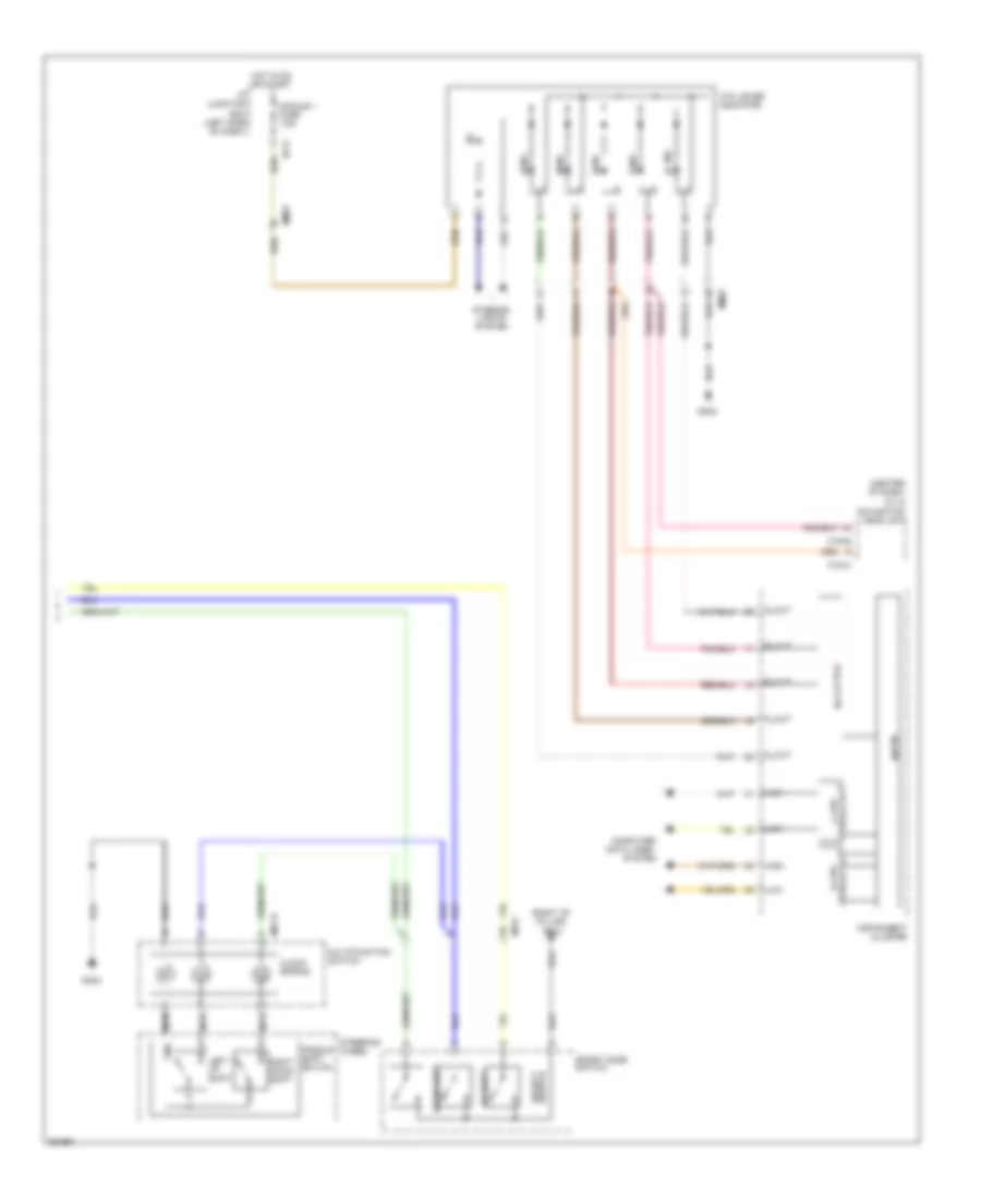 Transmission Wiring Diagram Except Hybrid 2 of 2 for Hyundai Sonata Hybrid 2012