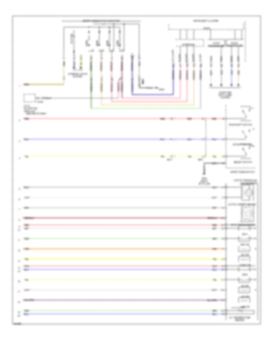 Transmission Wiring Diagram Hybrid 2 of 2 for Hyundai Sonata Hybrid 2012