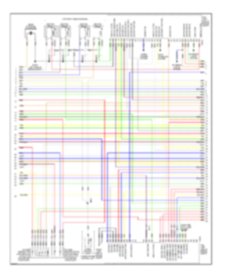 2 4L Hybrid MFI Control Wiring Diagram 3 of 5 for Hyundai Sonata Hybrid 2012