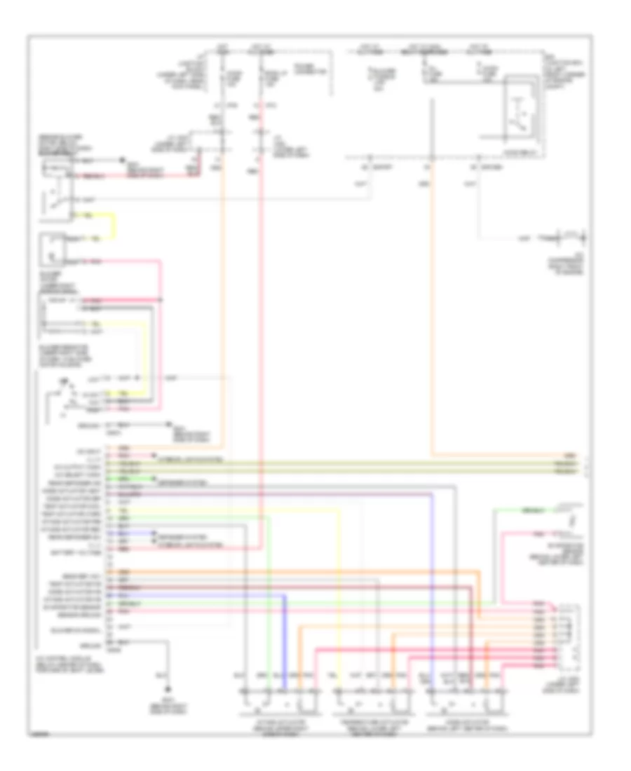 Manual A C Wiring Diagram 1 of 2 for Hyundai Elantra GLS 2007