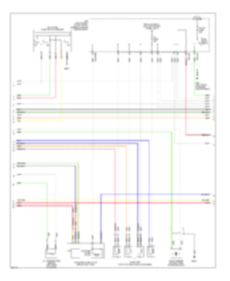 2.0L, Engine Performance Wiring Diagram (2 of 3) for Hyundai Elantra GLS 2007
