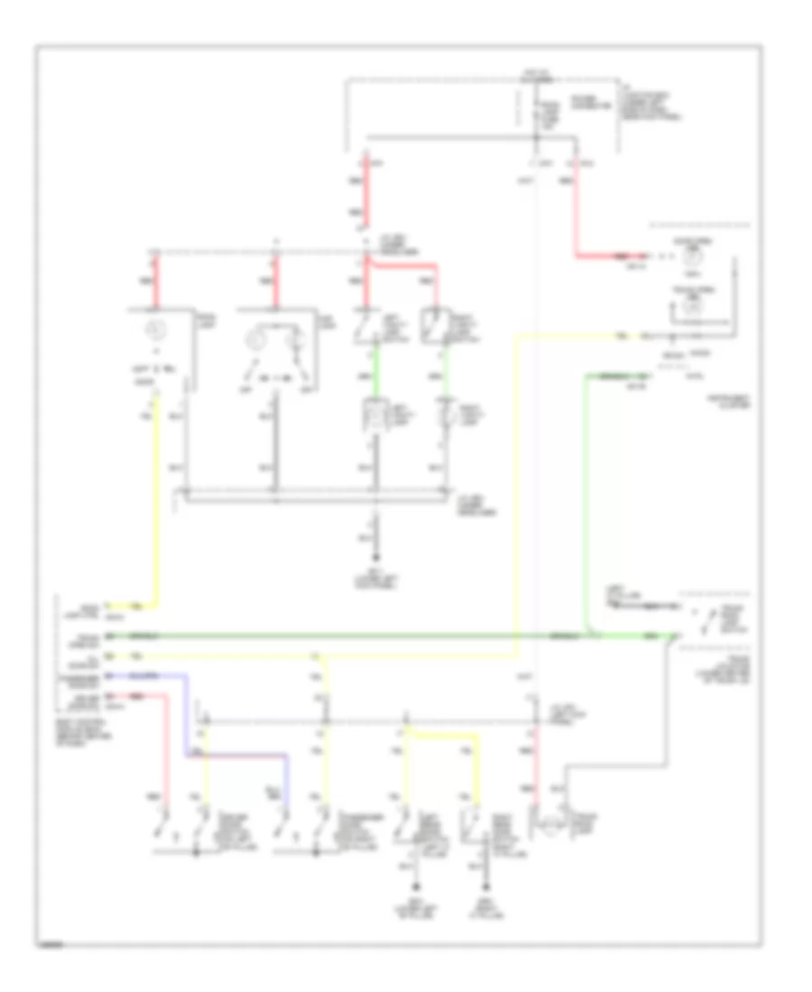 Courtesy Lamps Wiring Diagram for Hyundai Elantra GLS 2007
