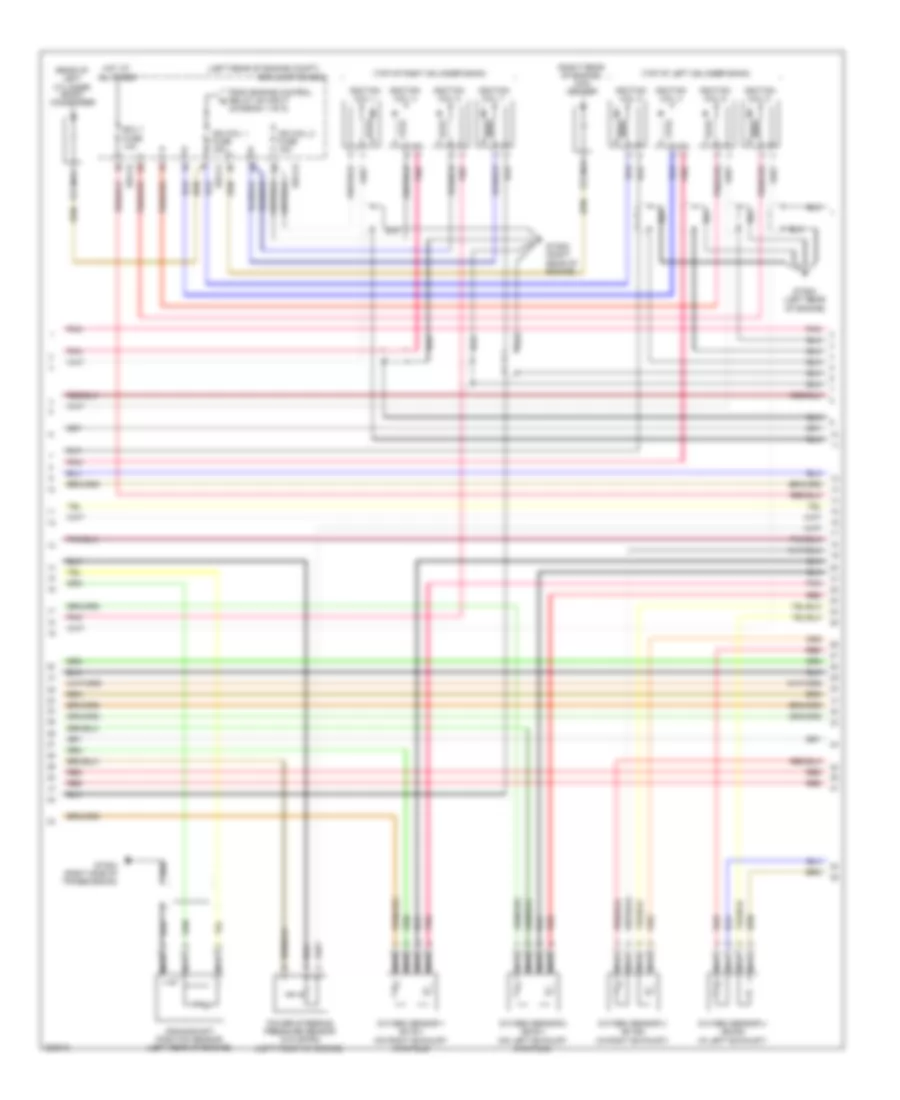 4.6L, Engine Performance Wiring Diagram (3 of 5) for Hyundai Genesis 4.6 2010