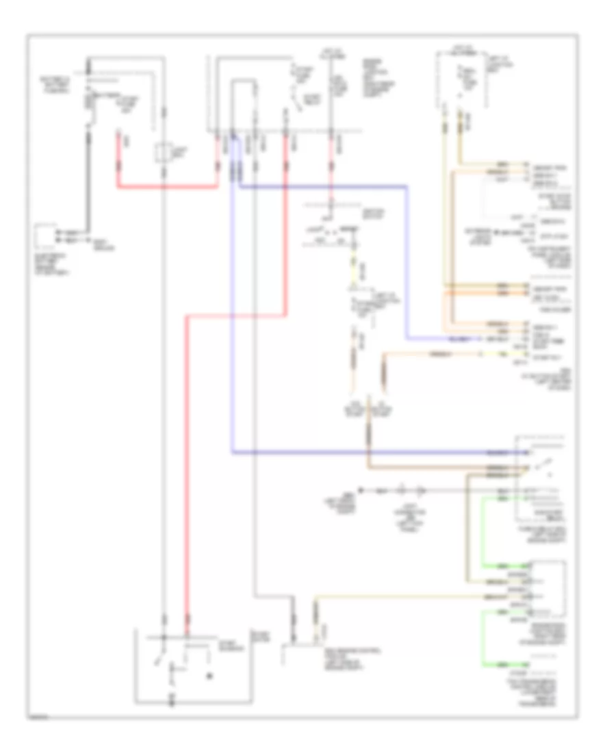 4.6L, Starting Wiring Diagram for Hyundai Genesis 4.6 2010
