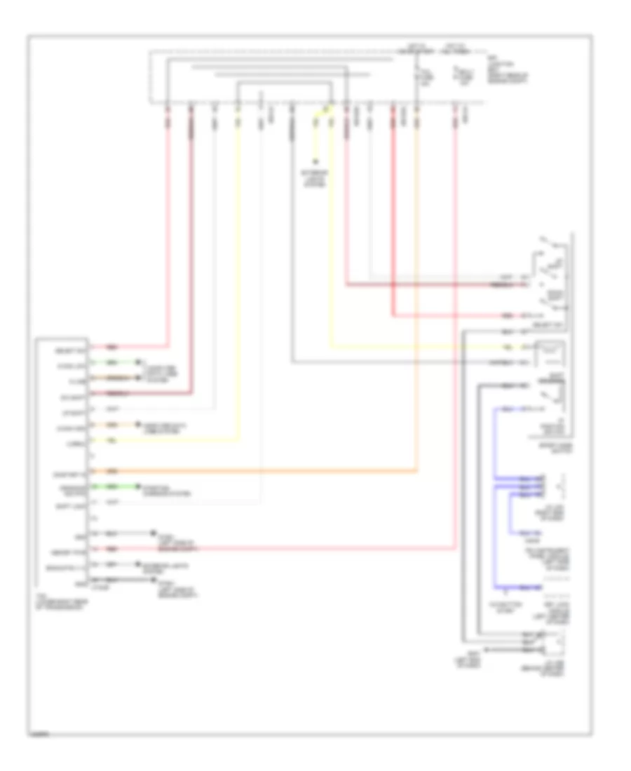 4.6L, Transmission Wiring Diagram for Hyundai Genesis 4.6 2010