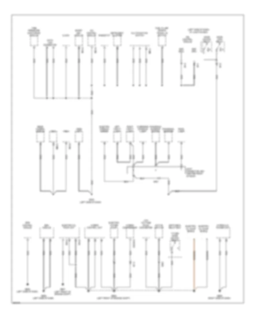 Ground Distribution Wiring Diagram Hybrid 2 of 4 for Hyundai Sonata Limited 2012
