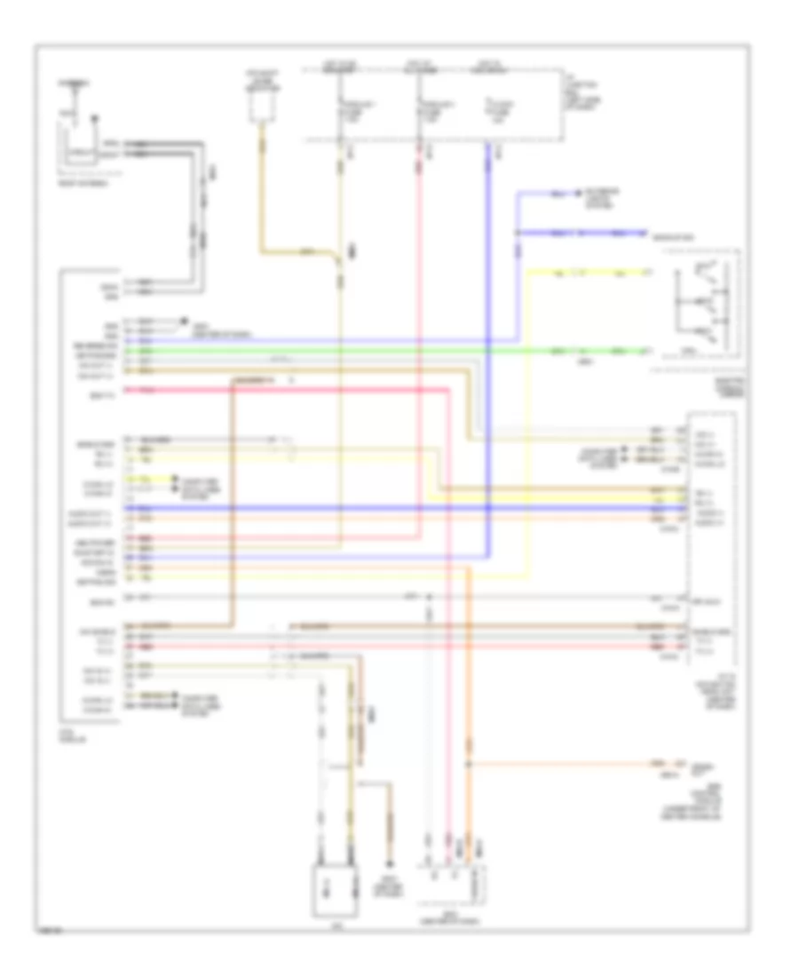 Mobile Telematic System Wiring Diagram Except Hybrid for Hyundai Sonata Limited 2012