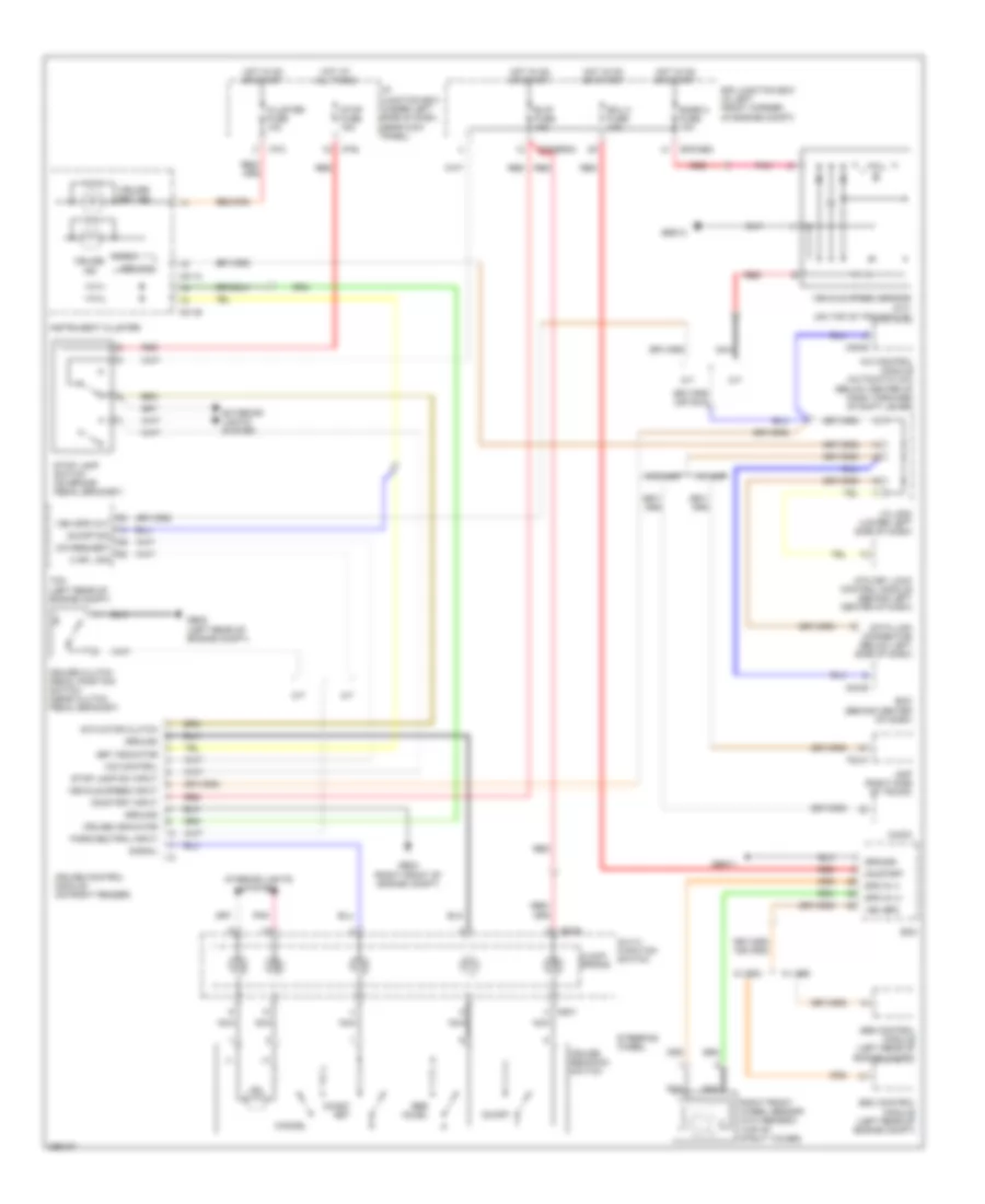 Cruise Control Wiring Diagram for Hyundai Elantra Limited 2007