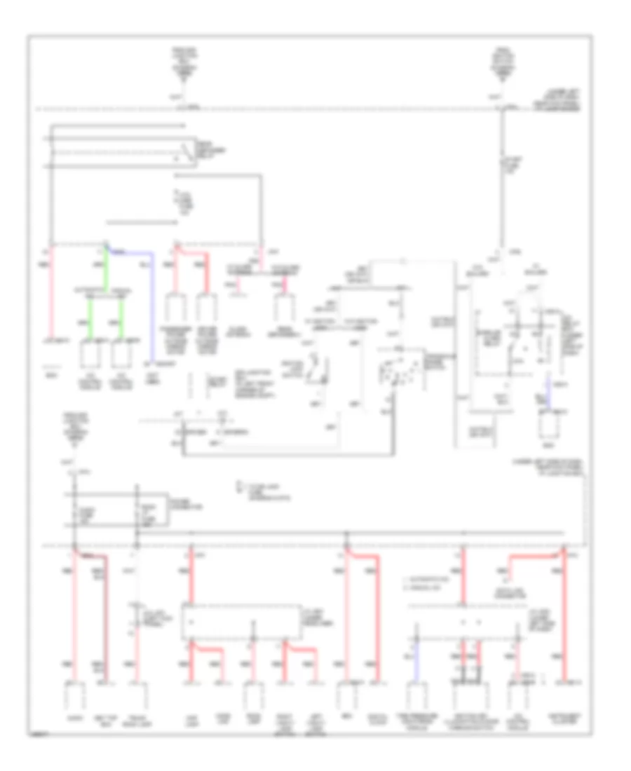 Power Distribution Wiring Diagram 5 of 6 for Hyundai Elantra Limited 2007