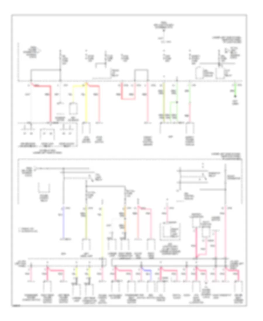 Power Distribution Wiring Diagram 6 of 6 for Hyundai Elantra Limited 2007