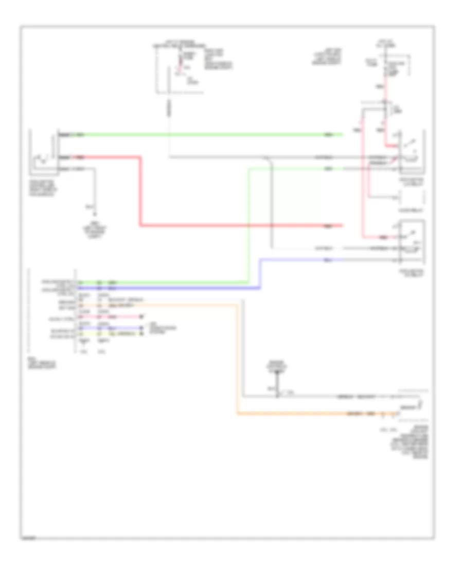 Cooling Fan Wiring Diagram for Hyundai Genesis Coupe 2 0T 2010