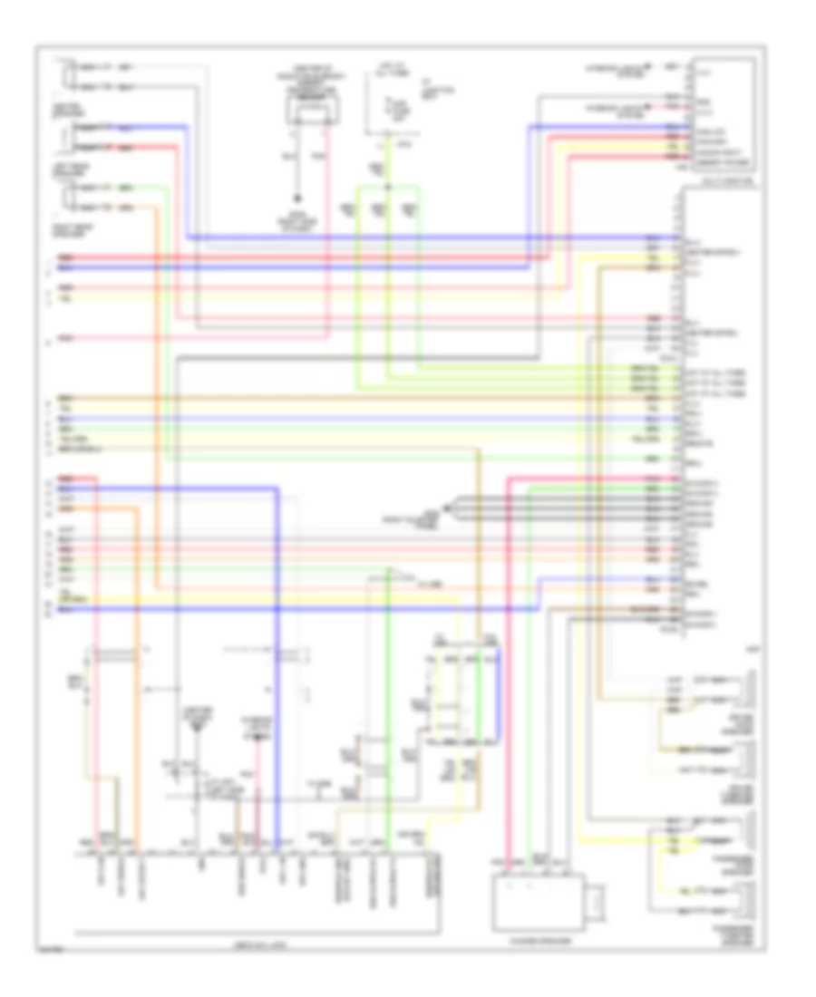 Radio Wiring Diagram, with JBL Amplifier (2 of 2) for Hyundai Genesis Coupe 2.0T 2010