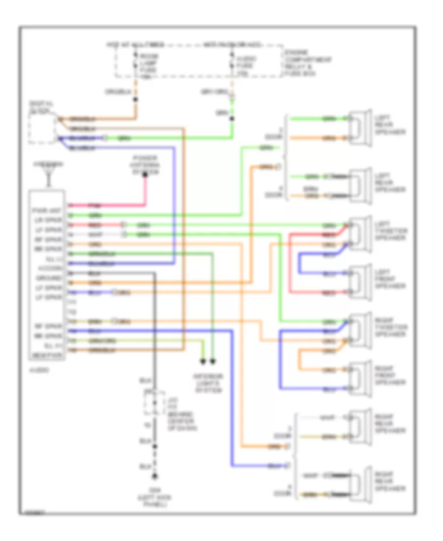 Radio Wiring Diagrams for Hyundai Accent L 2002