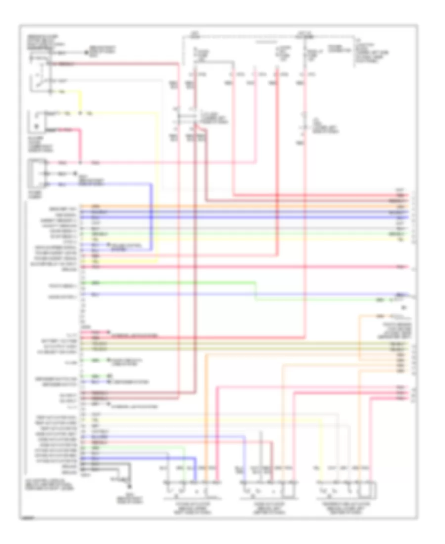Automatic A C Wiring Diagram 1 of 2 for Hyundai Elantra SE 2007