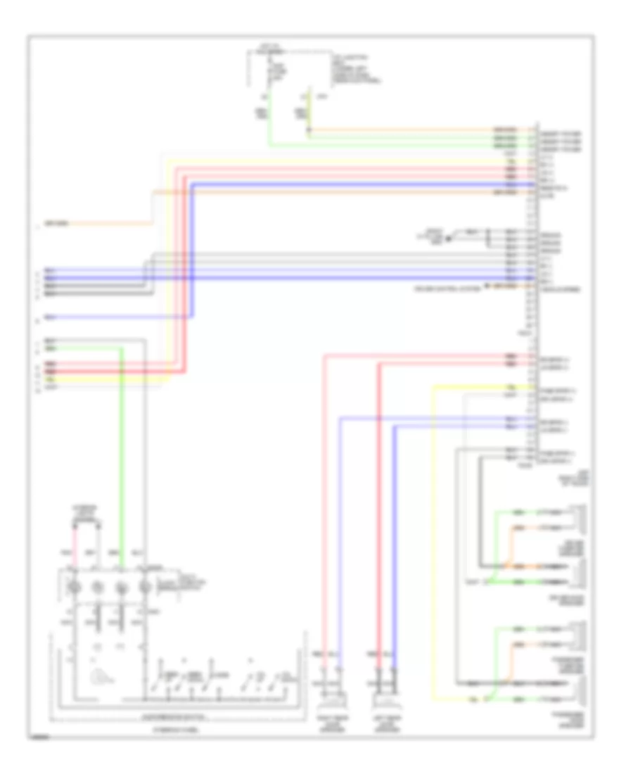 Radio Wiring Diagram, with Amplifier (2 of 2) for Hyundai Elantra SE 2007