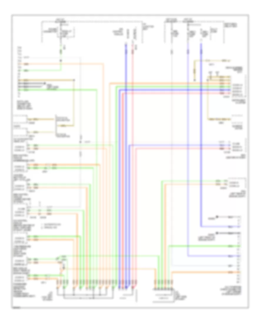 Computer Data Lines Wiring Diagram for Hyundai Tucson GL 2012
