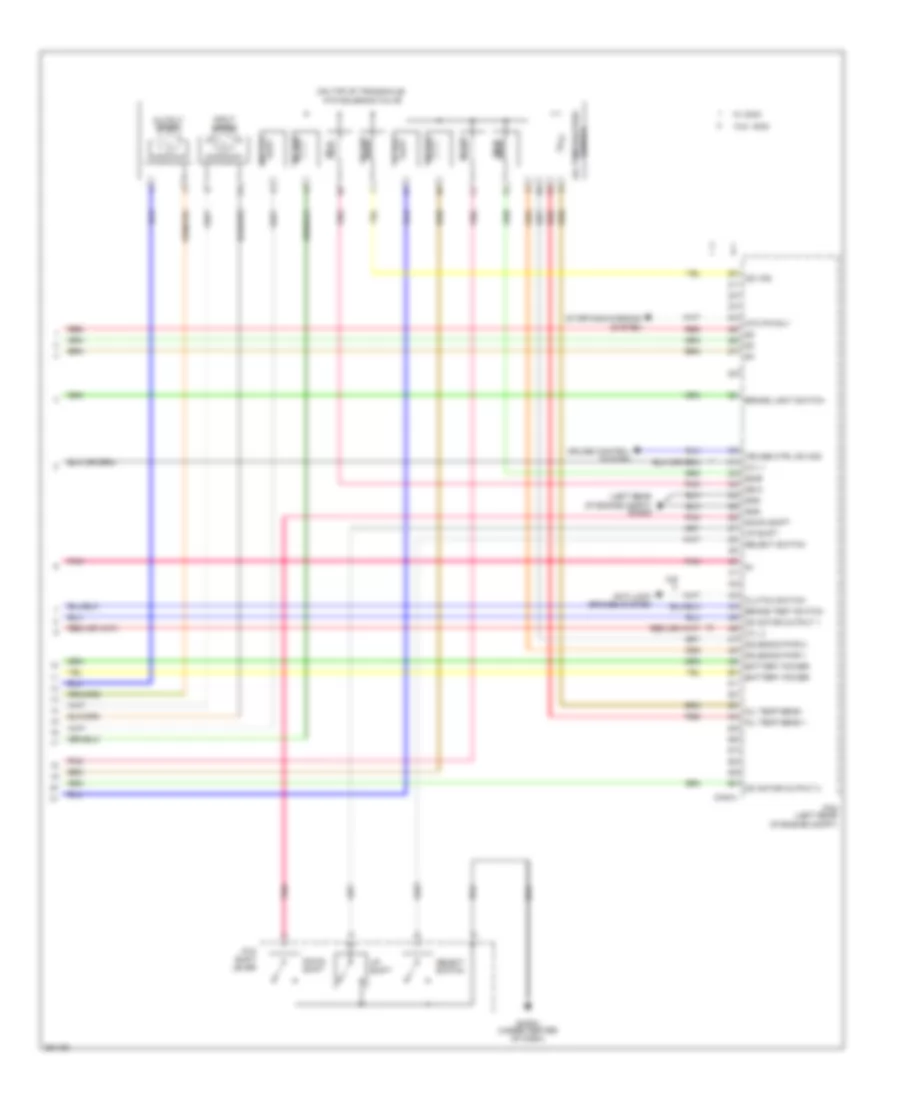 2.0L, Engine Performance Wiring Diagram (5 of 5) for Hyundai Tucson GL 2012