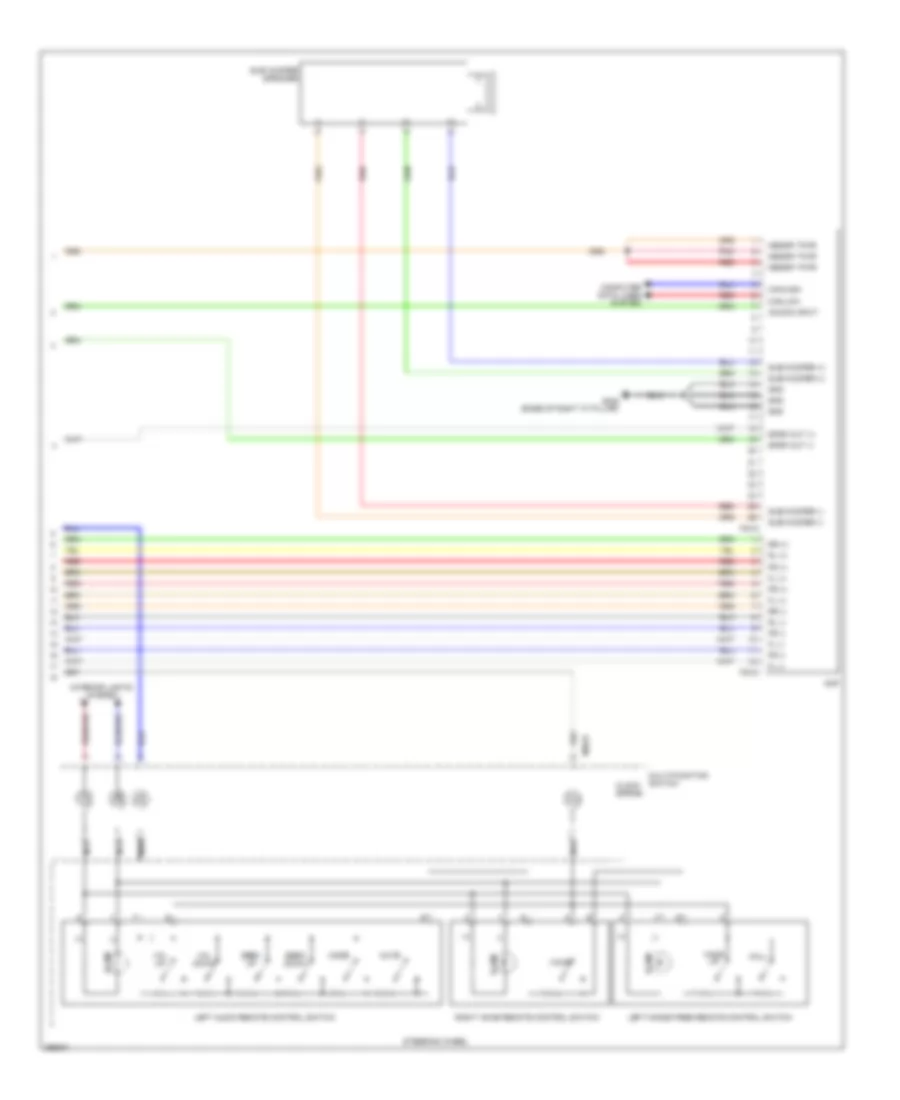Radio Wiring Diagram, with Amplifier (2 of 2) for Hyundai Tucson GL 2012