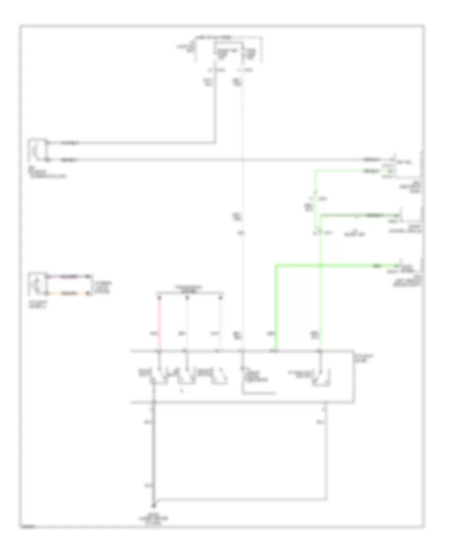 Shift Interlock Wiring Diagram for Hyundai Tucson GL 2012